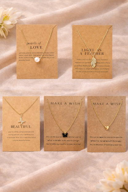 Combo Necklace & Pendant Set (Pack of 5)
