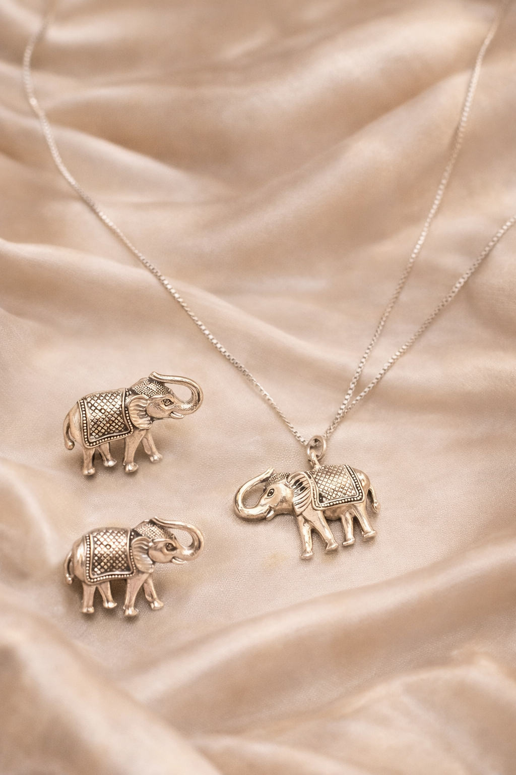 Elephant Necklace Set