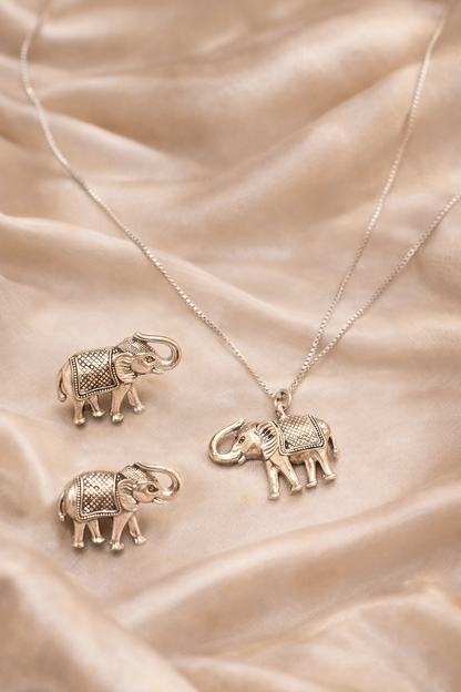 Elephant Necklace Set